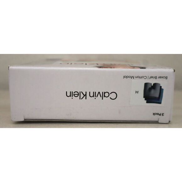 Calvin Klein NP2527-331 Men's Sz M Multi Organic Cotton Modal Boxer Briefs, 3-Pk - Picture 6 of 6